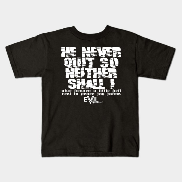 Never Gave Up Kids T-Shirt by aaronxavier